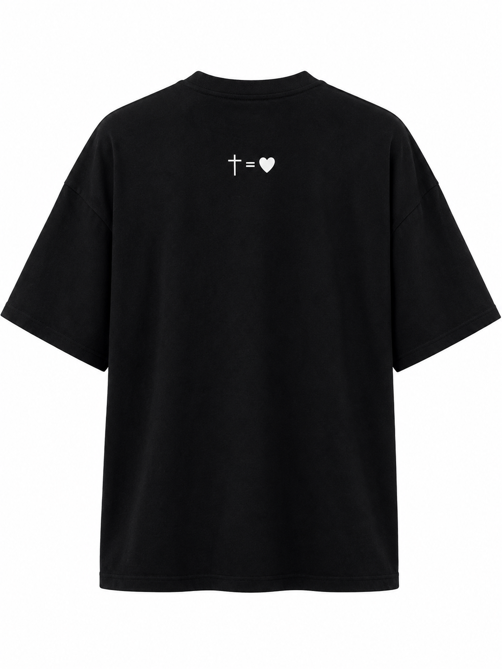 ONLY JESUS TSHIRT - BLACK OVERSIZED BOX TEE