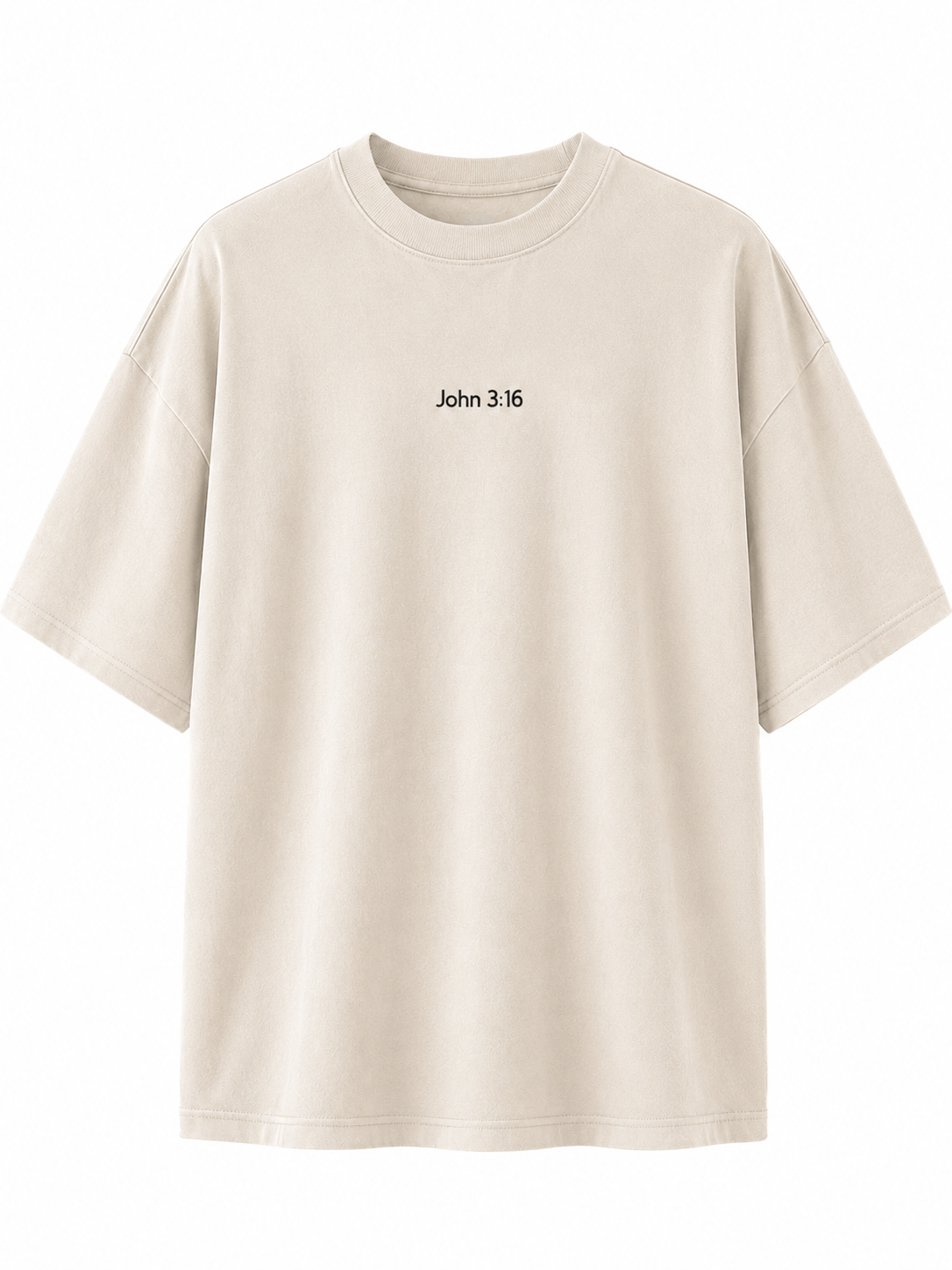 JOHN 3:16 TSHIRT - BEIGE
