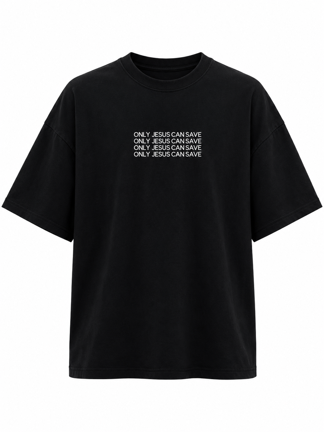 ONLY JESUS TSHIRT - BLACK