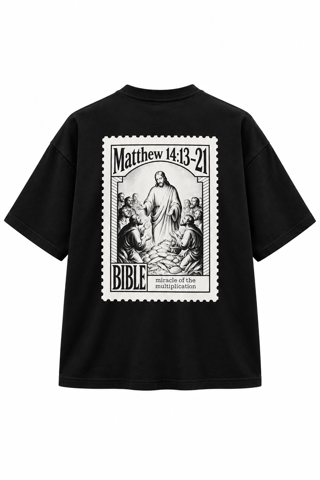 MULTIPLICATION TEE - BLACK DROP CROP TEE