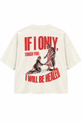 HEALED TSHIRT - WHITE DROP CROP TEE