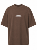 AMOR TSHIRT - VINTAGE BROWN DROP CROP TEE