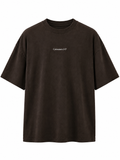 COLOSSIANS 3:17 TSHIRT - CHOCOLATE BROWN OVERSIZED BOX TEE